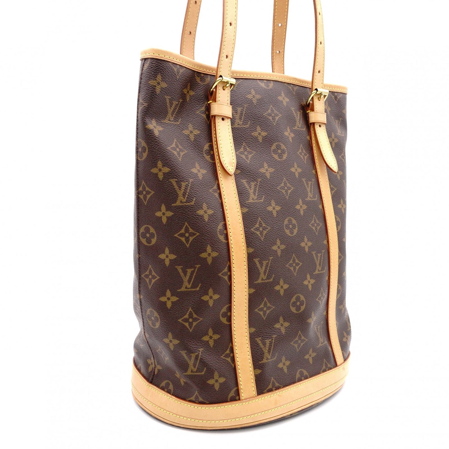 LOUIS VUITTON ルイ・ヴィトン モノグラム キャンバス ショルダーバッグ レザー/PVC ブラウン系【中古】 レディース