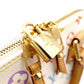 LOUIS VUITTON Alma PM Multicolor Handbag White Studs M92647 7-10-962