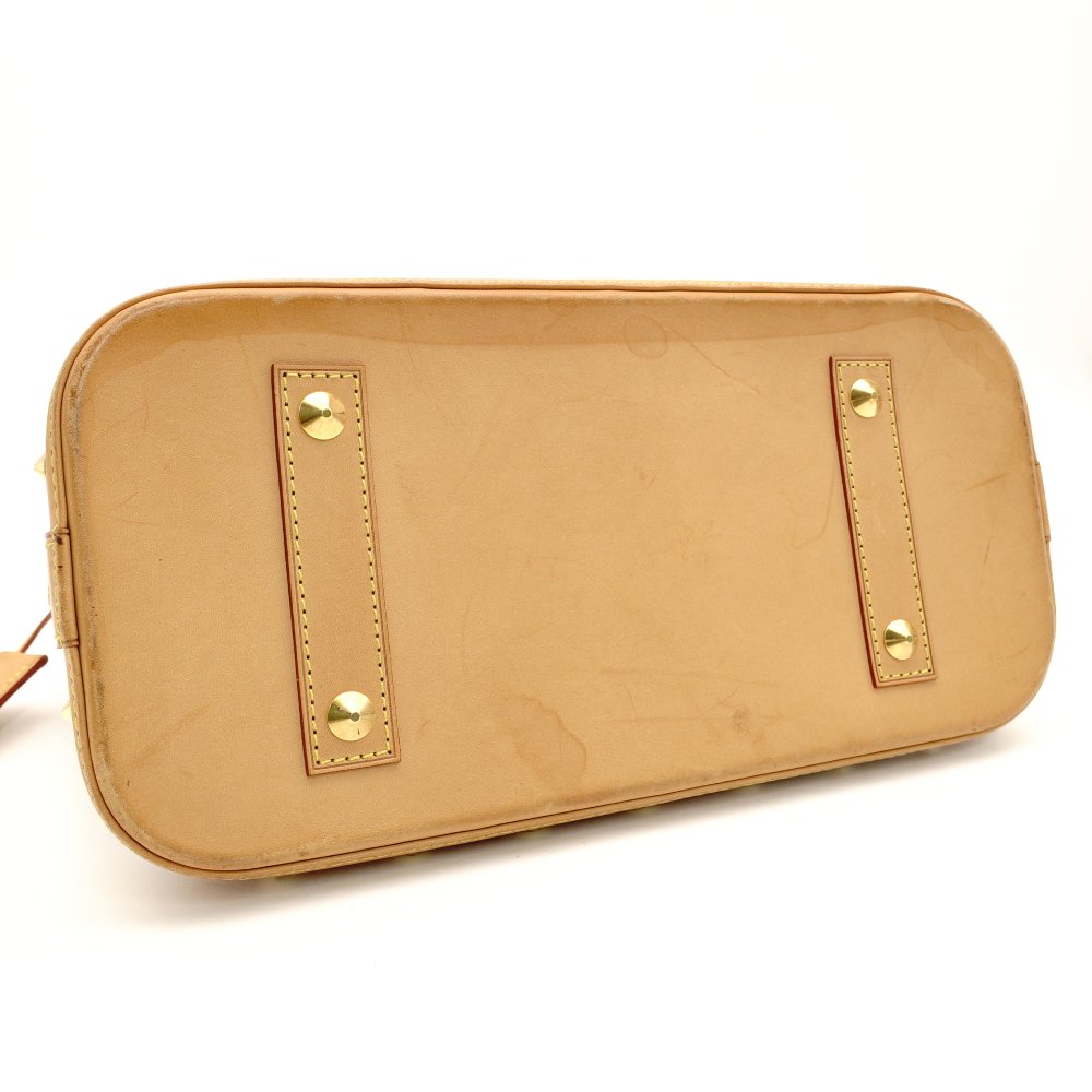 LOUIS VUITTON Alma PM Multicolor Handbag White Studs M92647 7-10-962