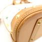 LOUIS VUITTON Alma PM Multicolor Handbag White Studs M92647 7-10-962