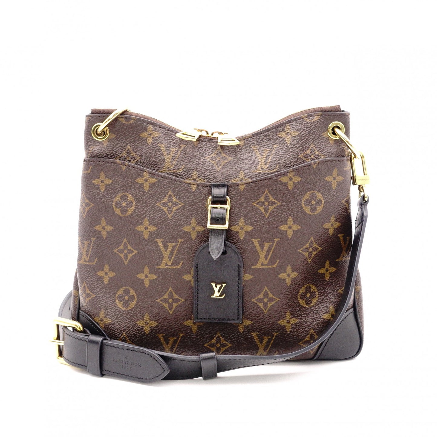 LOUIS VUITTON Odeon NM PM Monogram Shoulder Bag, PVC, Brown, Crossbody