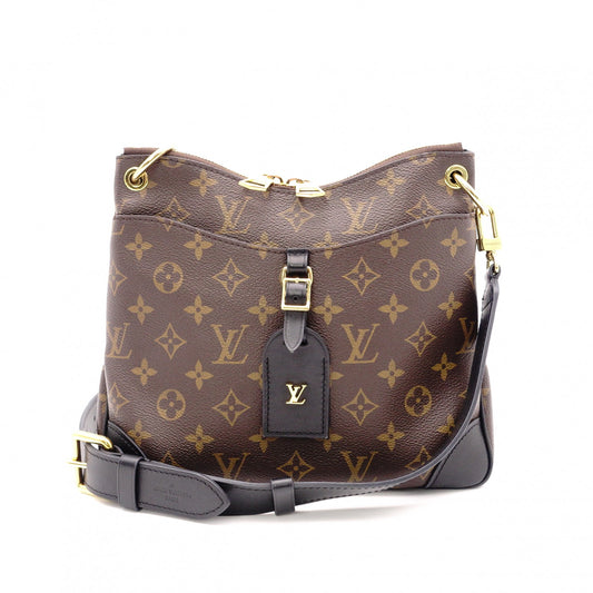 LOUIS VUITTON Odeon NM PM Monogram Shoulder Bag, PVC, Brown, Crossbody