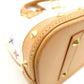 LOUIS VUITTON Alma PM Multicolor Handbag White Studs M92647 7-10-962