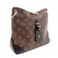 LOUIS VUITTON Odeon NM PM Monogram Shoulder Bag, PVC, Brown, Crossbody