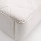 CHANEL Caviar Skin PST Chain Shoulder Bag, Leather, White, Silver Hardware