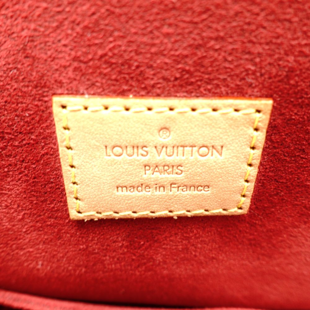 LOUIS VUITTON Alma PM Multicolor Handbag White Studs M92647 7-10-962