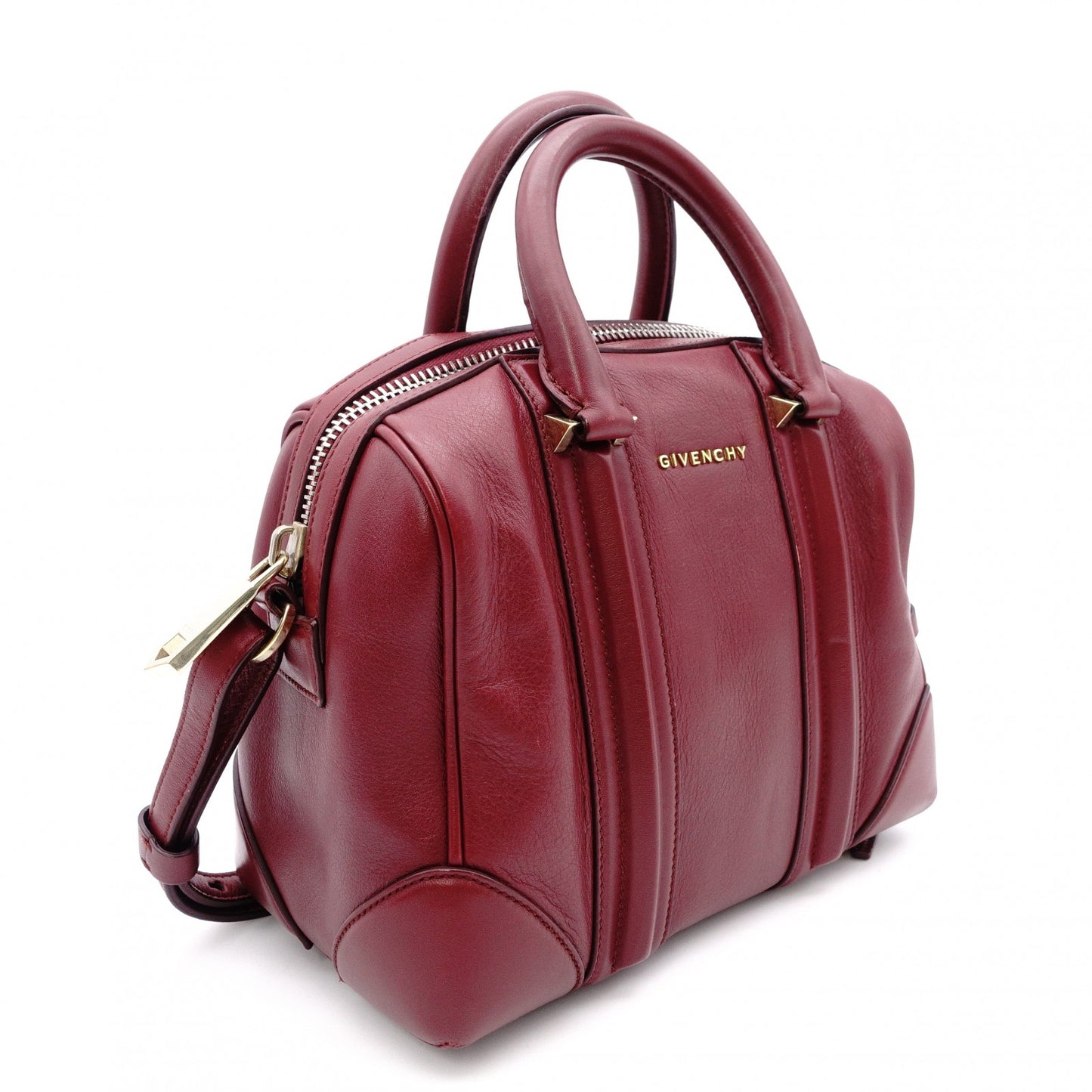 GIVENCHY Lucrezia Shoulder Bag Leather Red 2-Way