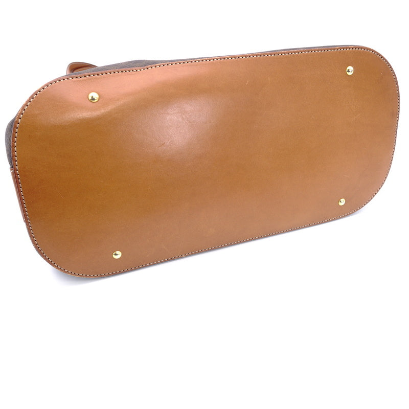 CELINE Macadam Tote Vintage Shoulder Bag Brown