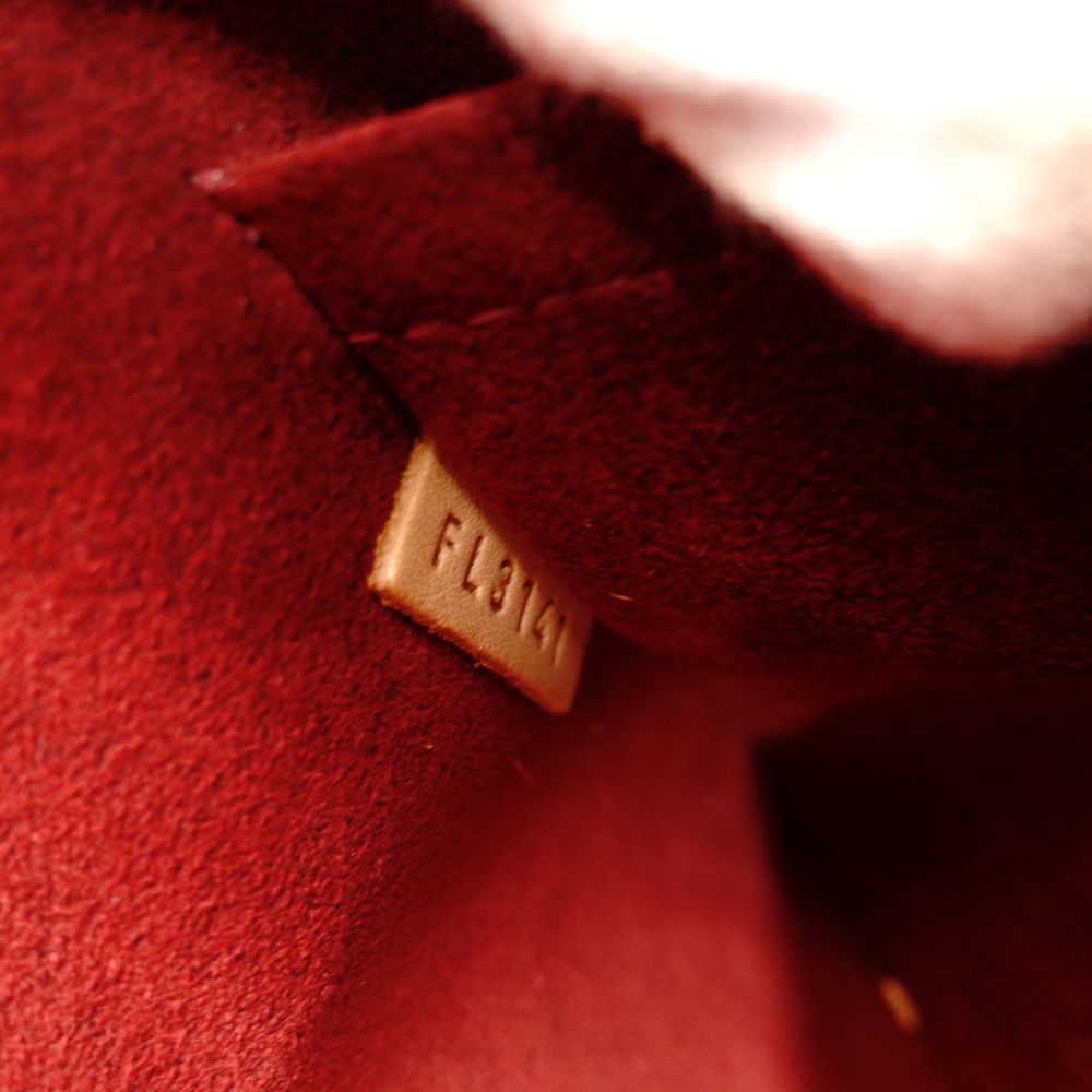 LOUIS VUITTON Alma PM Multicolor Handbag White Studs M92647 7-10-962