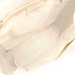 CHANEL Caviar Skin PST Chain Shoulder Bag, Leather, White, Silver Hardware