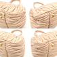 MIU MIU Matelassé Handbag Pink Beige 2-Way Gold Hardware Leather Crossbody 7-10-966