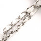 CHANEL Caviar Skin PST Chain Shoulder Bag, Leather, White, Silver Hardware