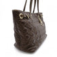 Christian Dior Panarea Tote Bag Leather Brown