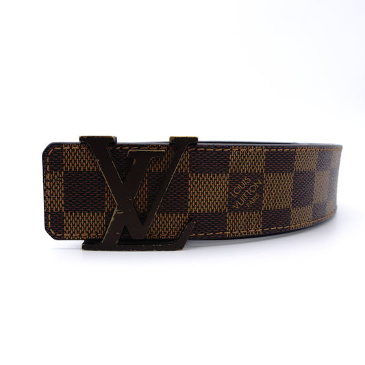 LOUIS VUITTON Damier Belt Men's Size 95