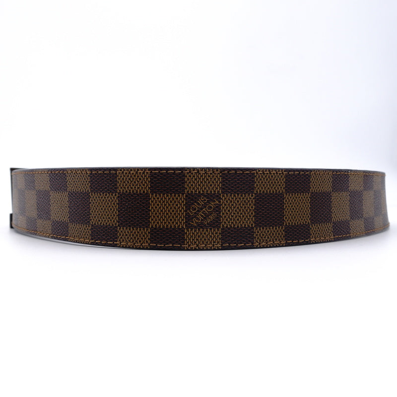LOUIS VUITTON Damier Belt Men's Size 95