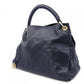 LOUIS VUITTON Artsy MM Monogram Empreinte Shoulder Bag, Leather, Navy