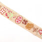 LOUIS VUITTON Vivienne Twilly Bando BB Scarf, Silk, Brown Tones