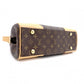 LOUIS VUITTON Beverly MM Monogram Canvas Shoulder Bag, Leather and PVC, Brown