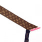 LOUIS VUITTON Vivienne Twilly Bando BB Scarf, Silk, Brown Tones