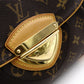 LOUIS VUITTON Beverly MM Monogram Canvas Shoulder Bag, Leather and PVC, Brown