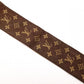 LOUIS VUITTON Vivienne Twilly Bando BB Scarf, Silk, Brown Tones
