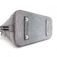 LOUIS VUITTON Alma Epi Platine Handbag Silver Tone