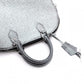 LOUIS VUITTON Alma Epi Platine Handbag Silver Tone