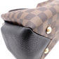 LOUIS VUITTON Brittany Damier Ébène Handbag, Leather and PVC, Brown, 2-Way
