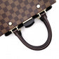 LOUIS VUITTON Brittany Damier Ébène Handbag, Leather and PVC, Brown, 2-Way