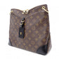 LOUIS VUITTON Odeon NM MM Monogram Canvas Shoulder Bag, Leather and PVC, Brown