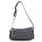 Christian Dior Trotter Shoulder Bag Canvas Navy