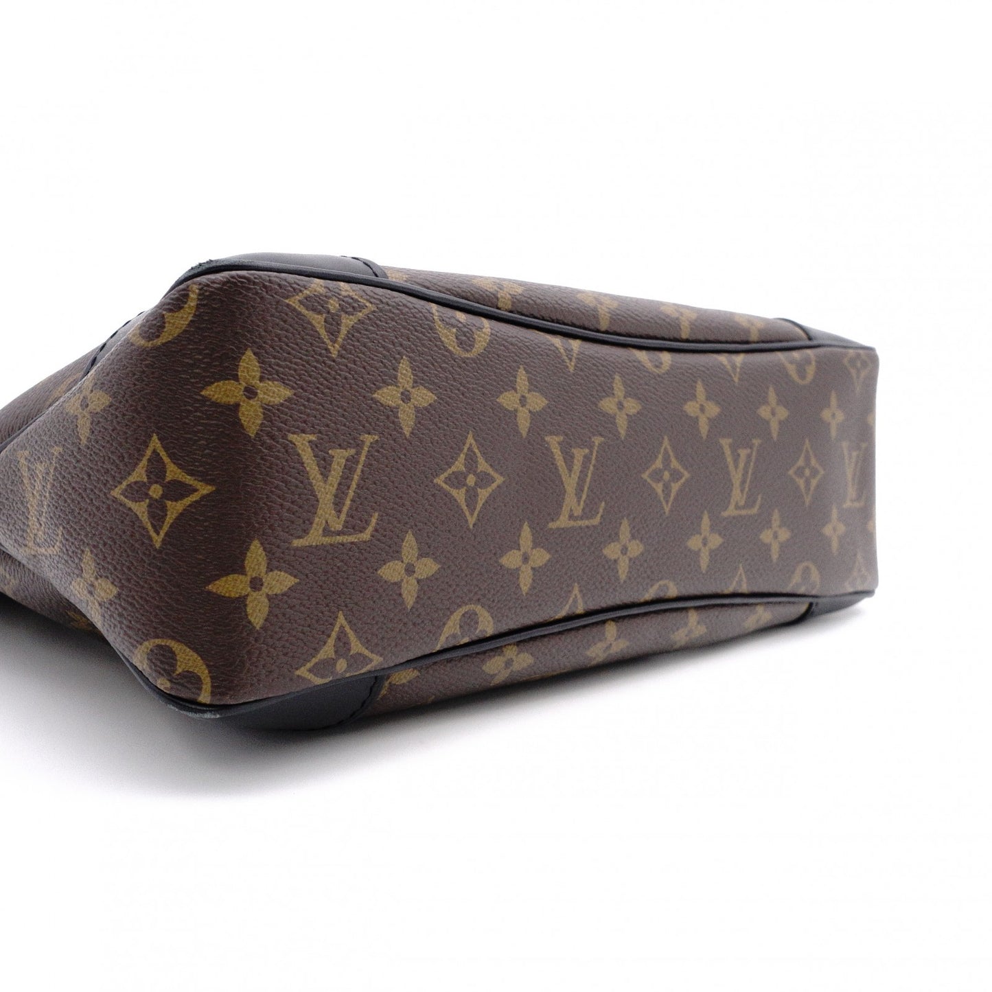 LOUIS VUITTON Odeon NM MM Monogram Canvas Shoulder Bag, Leather and PVC, Brown