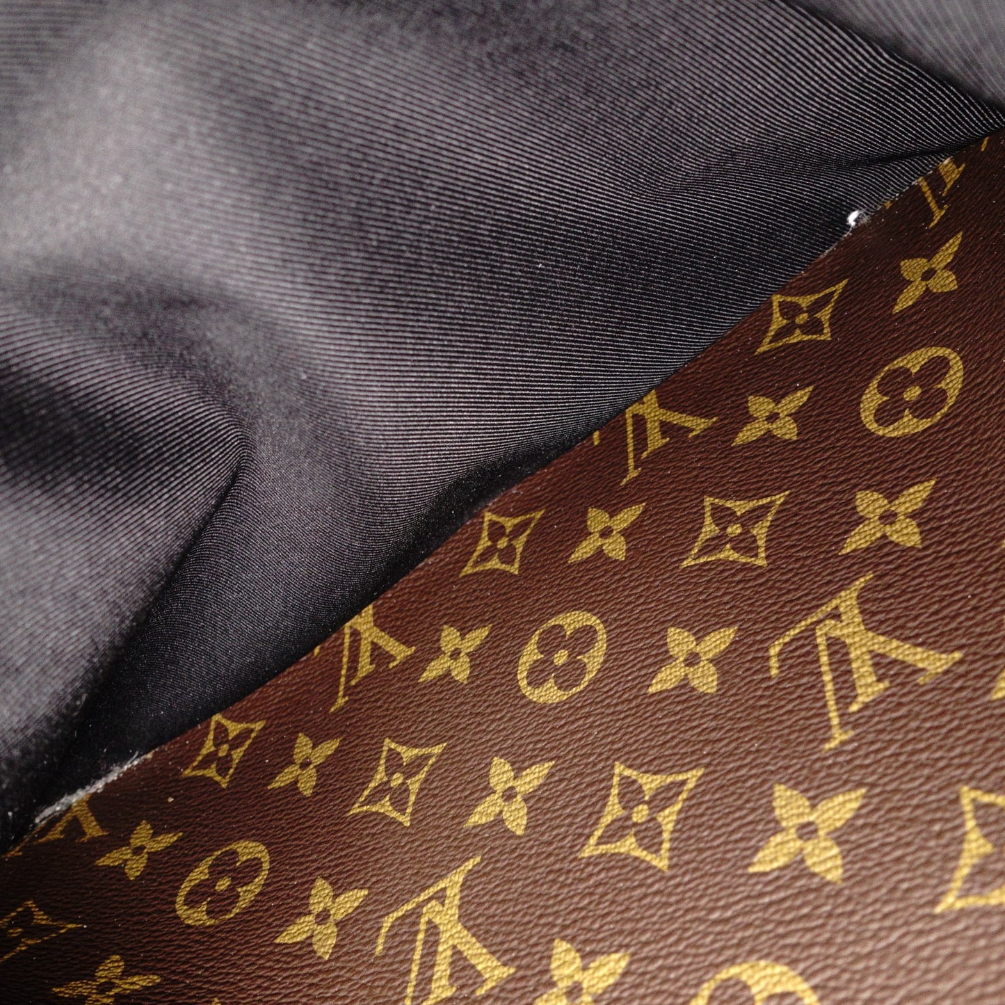 LOUIS VUITTON Odeon NM MM Monogram Canvas Shoulder Bag, Leather and PVC, Brown
