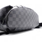 LOUIS VUITTON Christopher PM Damier Graphite Backpack, PVC, Gray, Men's