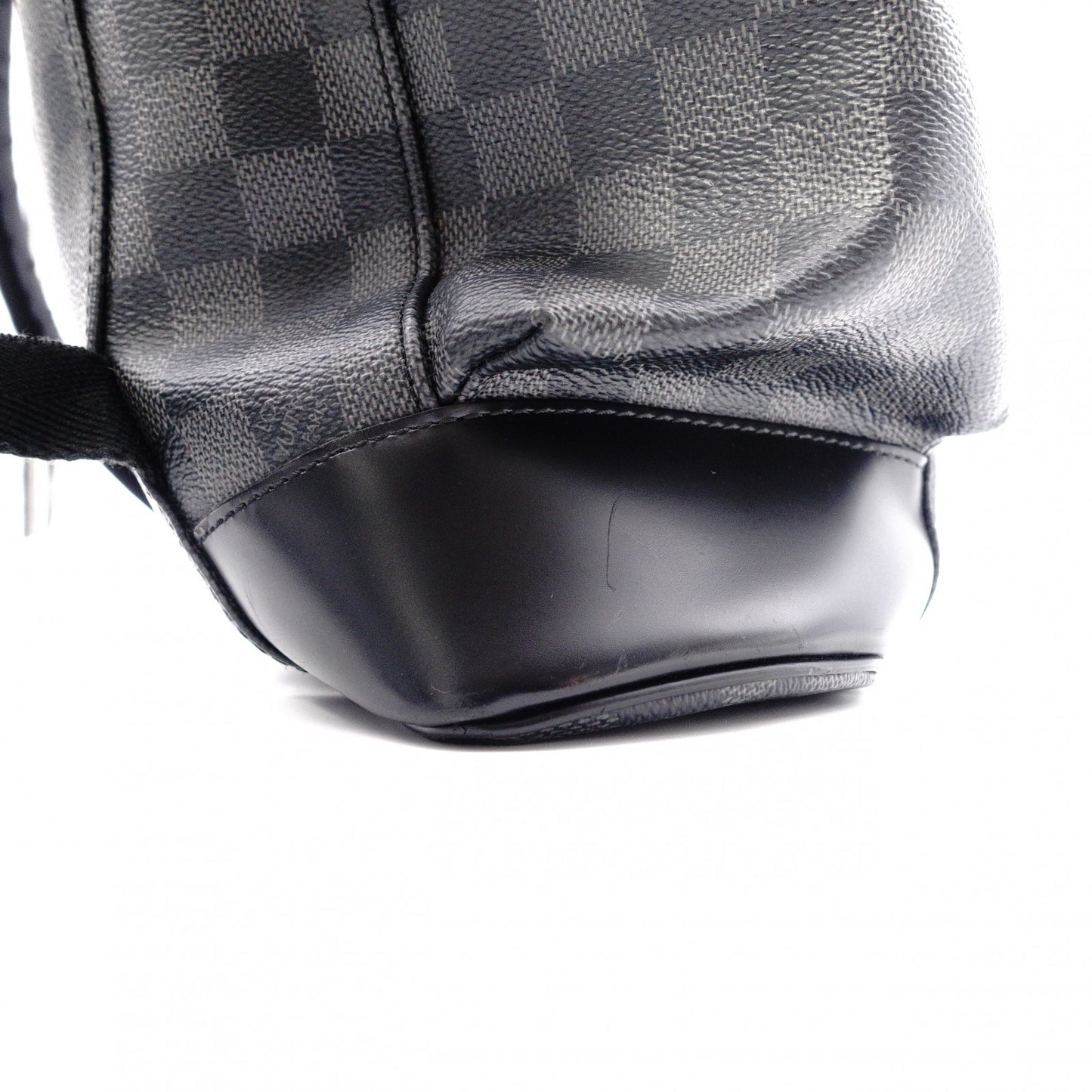 LOUIS VUITTON Christopher PM Damier Graphite Backpack, PVC, Gray, Men's