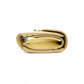 CELINE Triomphe Bifold Wallet Leather Yellow Gold Hardware