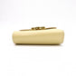 CELINE Triomphe Bifold Wallet Leather Yellow Gold Hardware