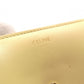 CELINE Triomphe Bifold Wallet Leather Yellow Gold Hardware