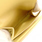 CELINE Triomphe Bifold Wallet Leather Yellow Gold Hardware