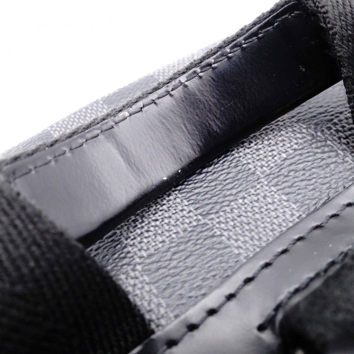 LOUIS VUITTON Christopher PM Damier Graphite Backpack, PVC, Gray, Men's