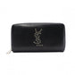 SAINT LAURENT Cassandra Long Wallet Leather Black