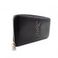 SAINT LAURENT Cassandra Long Wallet Leather Black