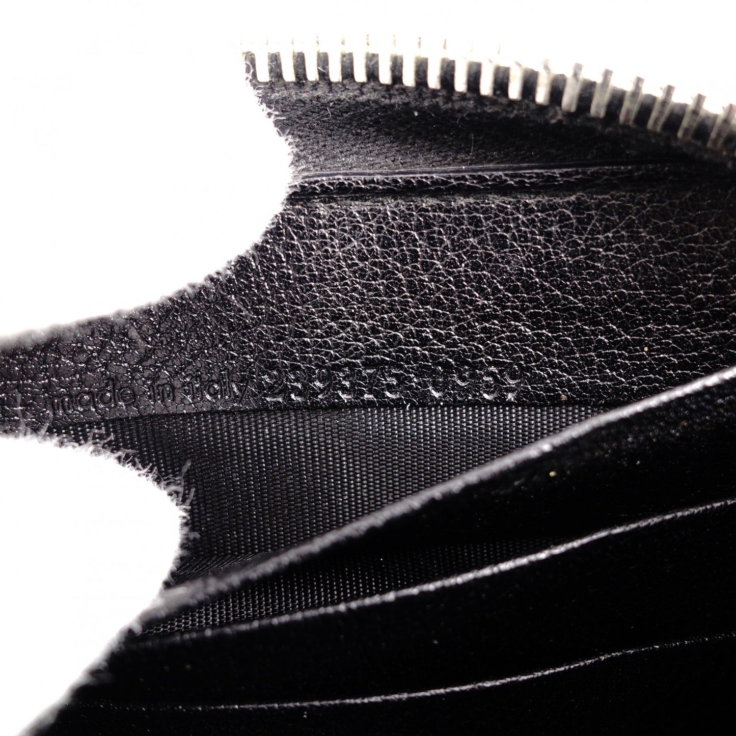 SAINT LAURENT Cassandra Long Wallet Leather Black