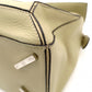 LOEWE Puzzle Bag Medium Handbag Leather Khaki Beige 2-Way Shoulder Bag Silver Hardware 7-8-122