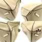 LOEWE Puzzle Bag Medium Handbag Leather Khaki Beige 2-Way Shoulder Bag Silver Hardware 7-8-122