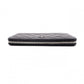CHANEL Round Fastener Matelassé Long Wallet Leather Black