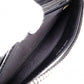 CHANEL Round Fastener Matelassé Long Wallet Leather Black