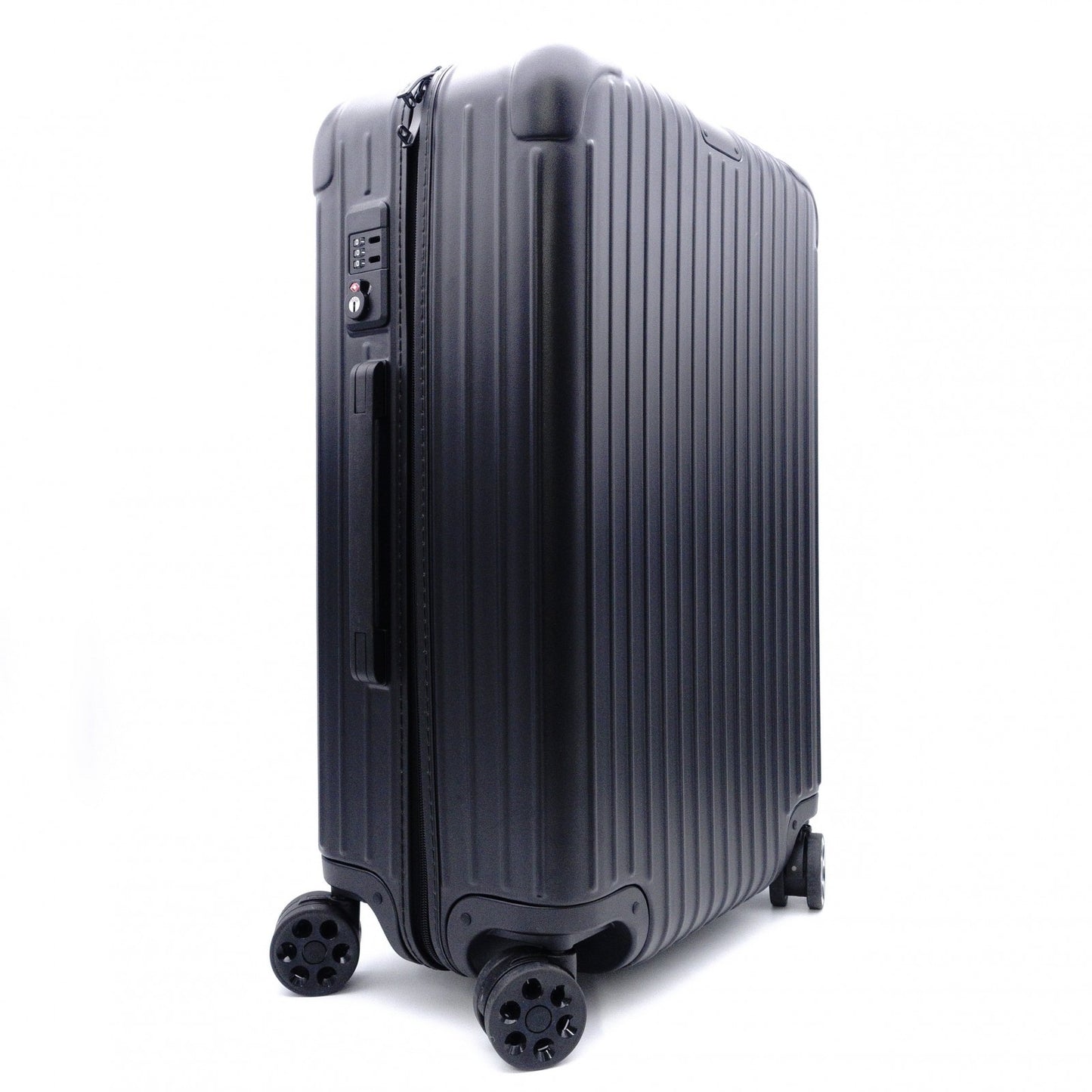 RIMOWA Check-In M 60L 832.63.63.4 Essential Carry-On Suitcase, Polycarbonate, Matte Black