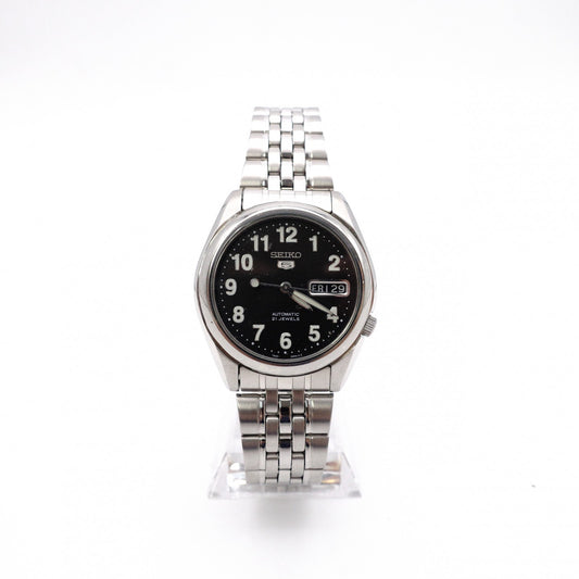 SEIKO Automatic SNK381KI Seiko 5 Watch, Stainless Steel, Silver