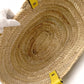 LOEWE Basket Handbag Leather/Raffia Beige Yellow